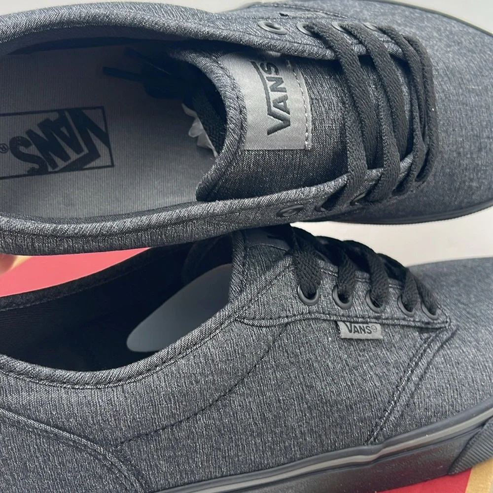 Vans Women’s Atwood (Varsity Textile) Black/Pewter VN0A45J9VEJ Sneakers